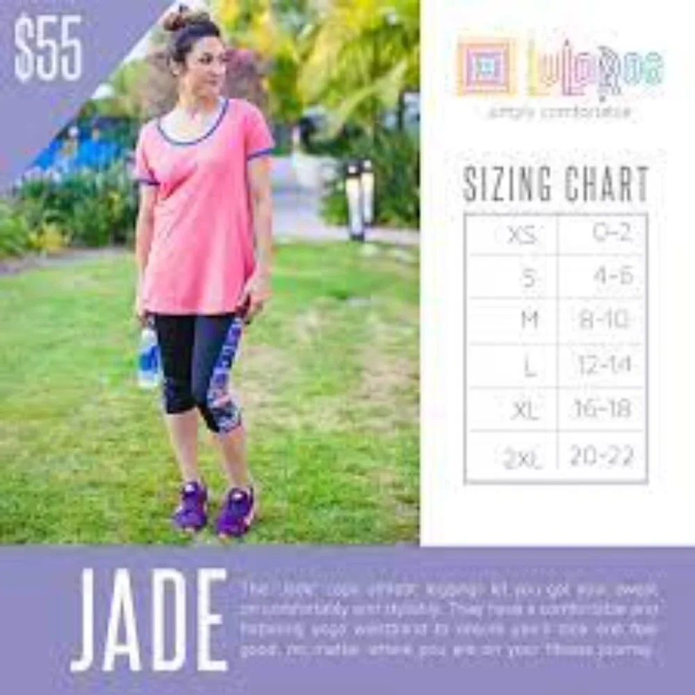 𝅺nwt - LULAROE Jade capri leggings in black and white diamond pattern - Size XS - Picture 7 of 7